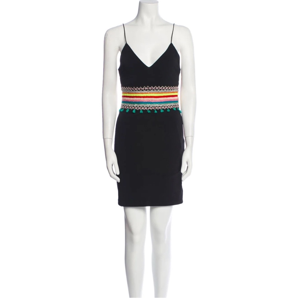 Black Embroidered Dress